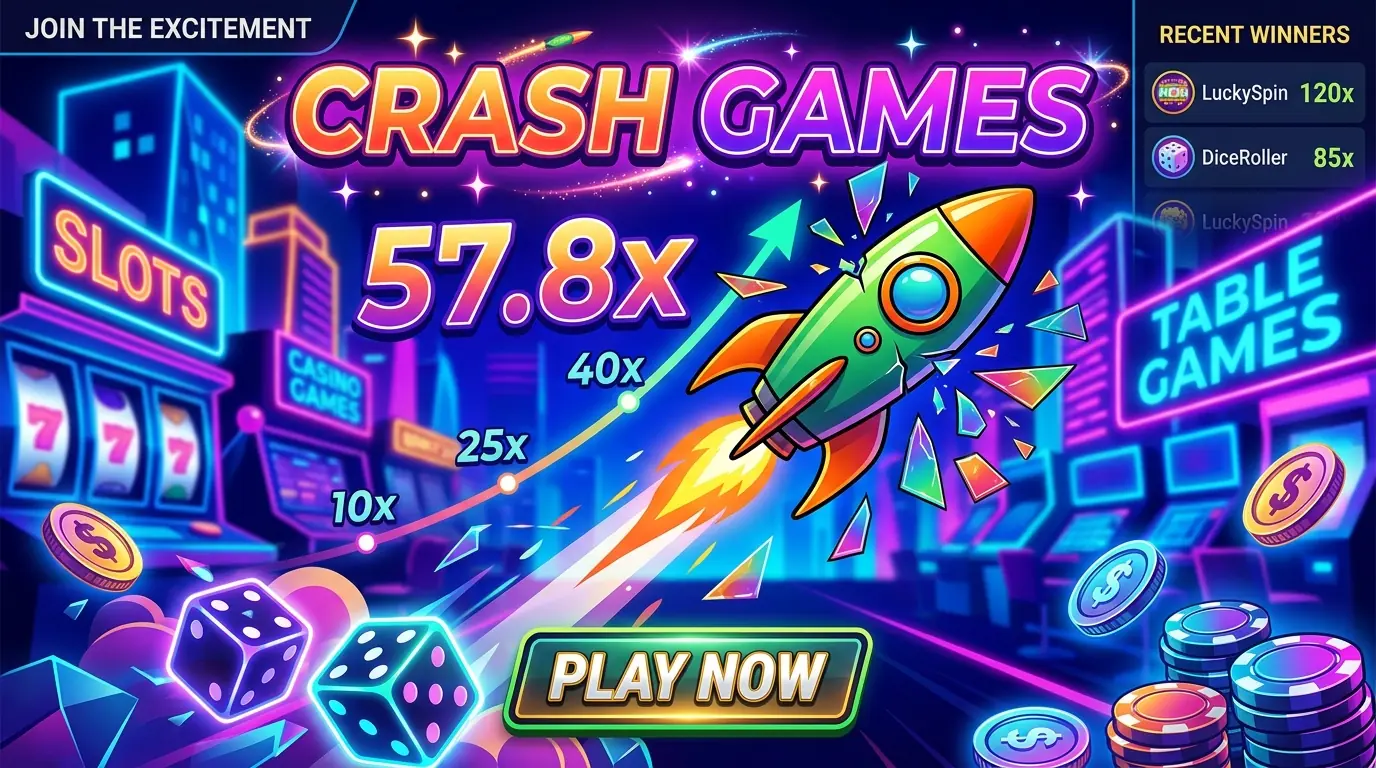Crazywinners casino Crash Games